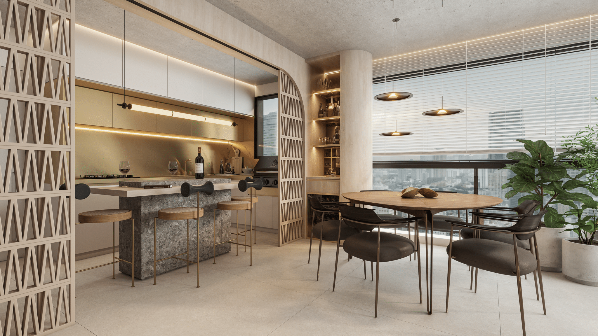 excellence perdizes perdpectiva decorado cozinha