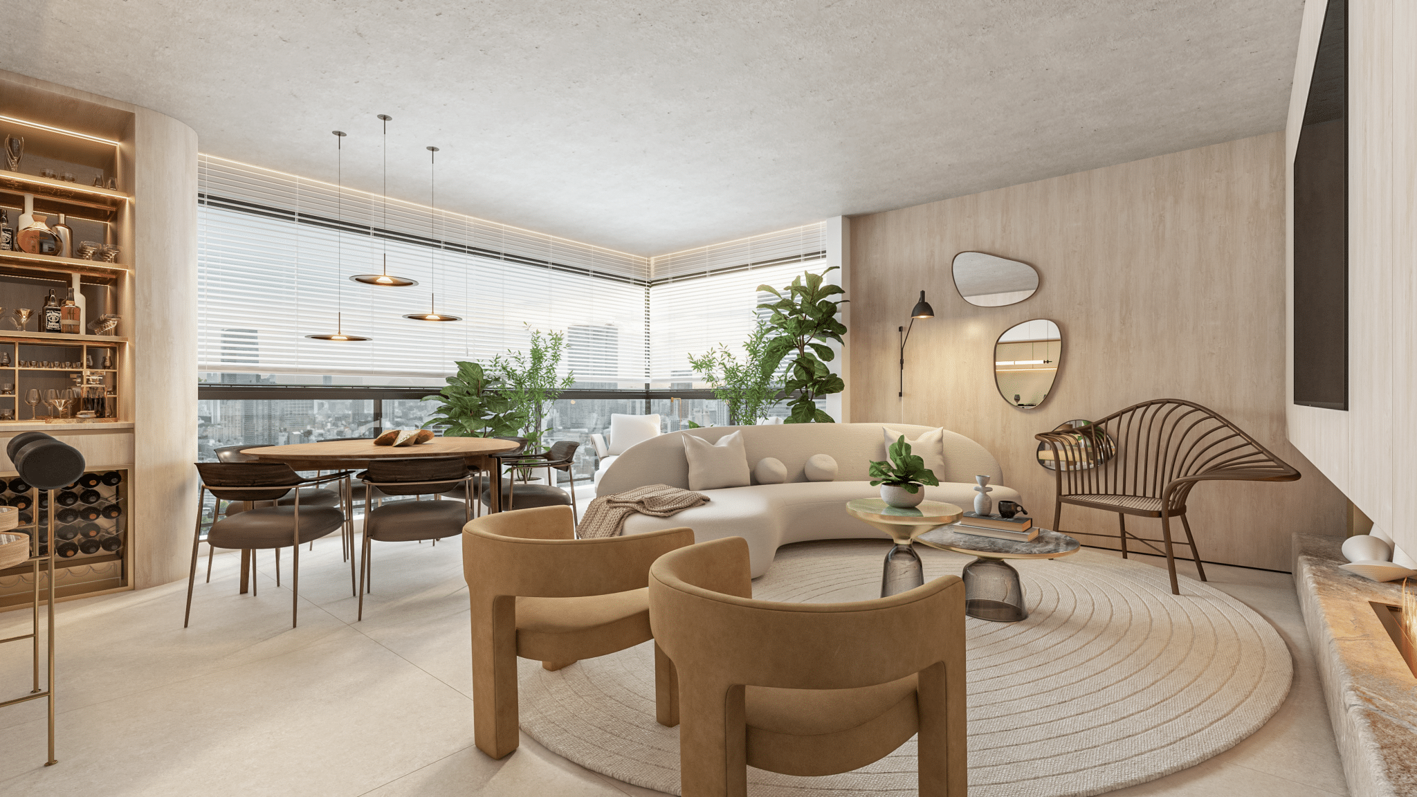 excellence perdizes perdpectiva decorado living